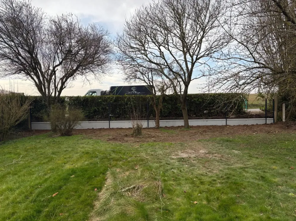 Travaux paysagers près de Dourdan