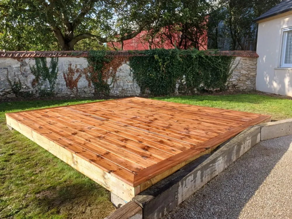 Création de terrasse près de Dourdan